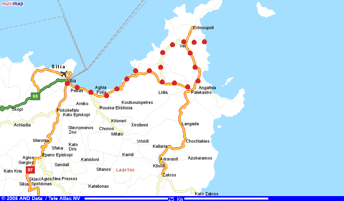 zum Palmenstrand nach Vai