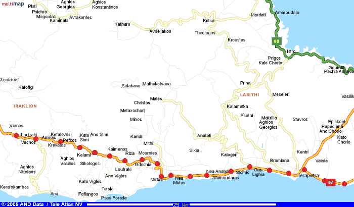 an der Sdkste bis Viannos